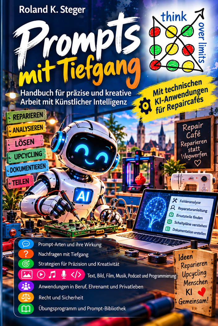 Prompts mit Tiefgang, Handbuch für präzise und kreative Arbeit mit Künstlicher Intelligenz Prompts mit Tiefgang, Handbuch für präzise und kreative Arbeit mit Künstlicher Intelligenz